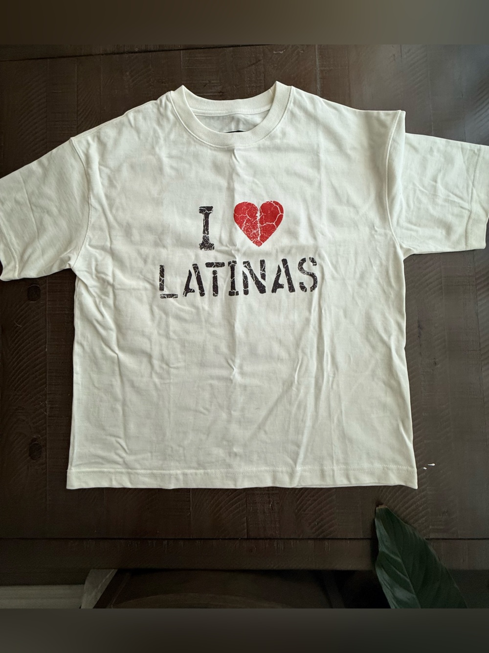 Bally White Short Sleeve 'I ♥ LATINAS' Graphic Tee